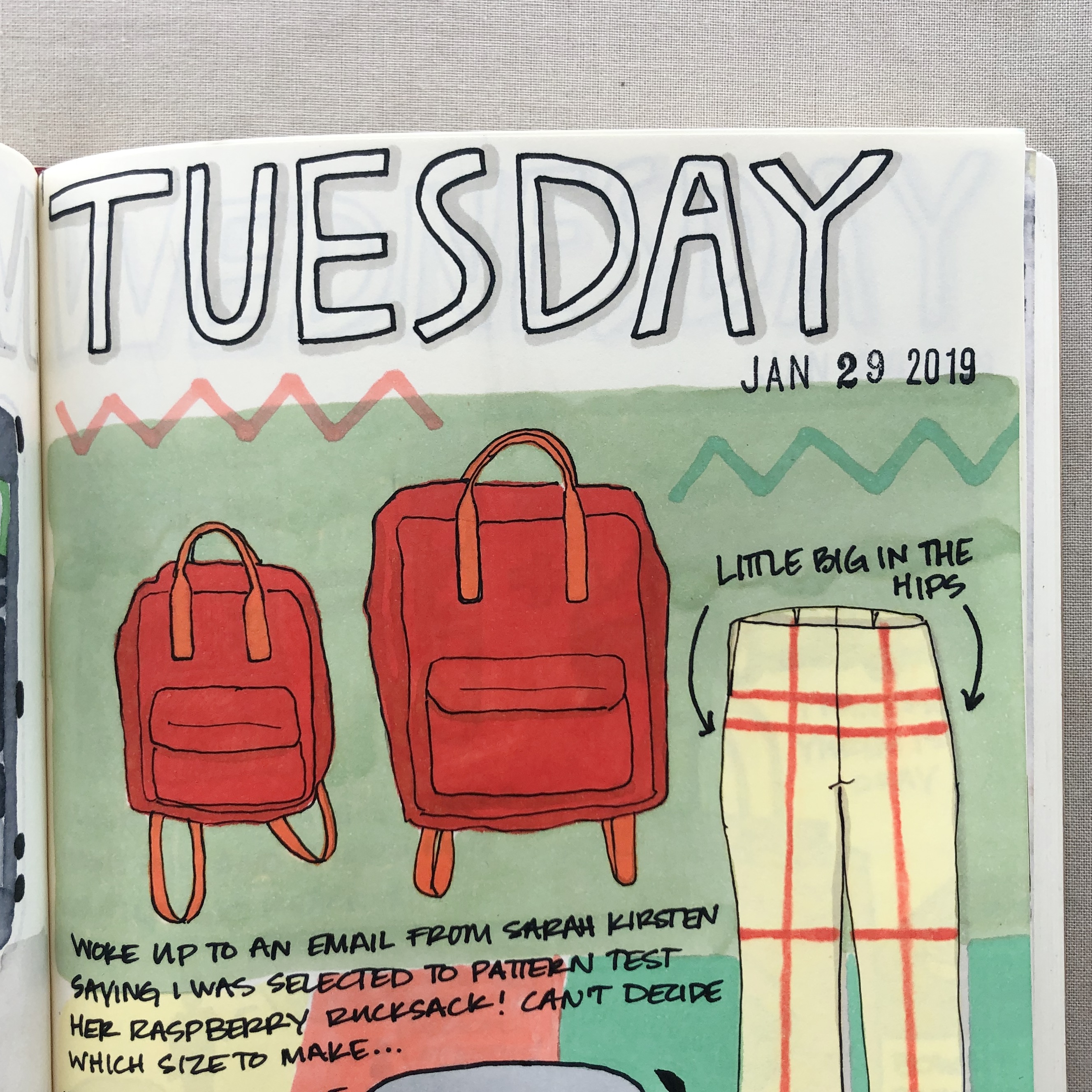 School Bag Store Hero Header Template - UpLabs