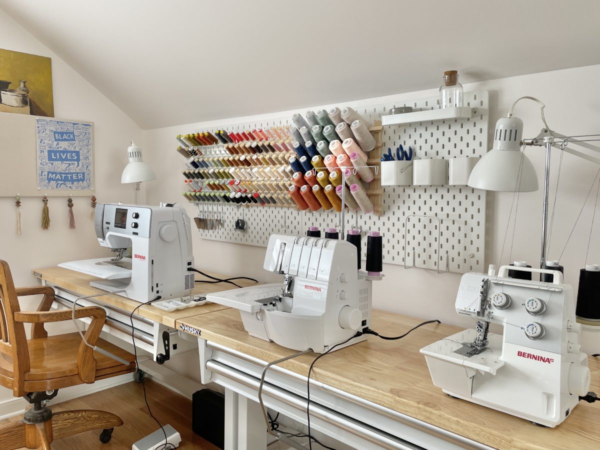 Small Sewing Space Solution: Portable Ironing/Cutting Table